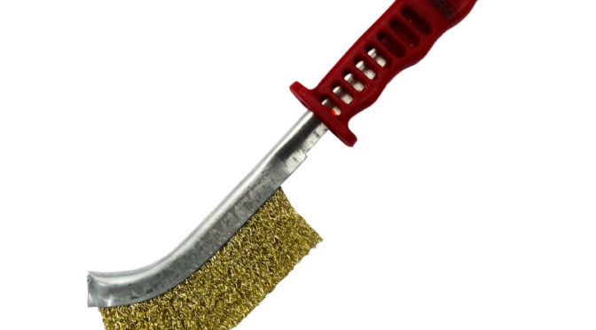 Josco Brass Coated Steel Scratch Brush