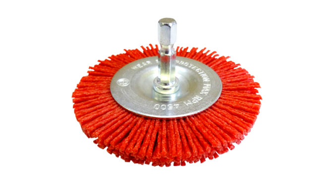 Josco 75mm Abrasive Nylon Wheel Brush
