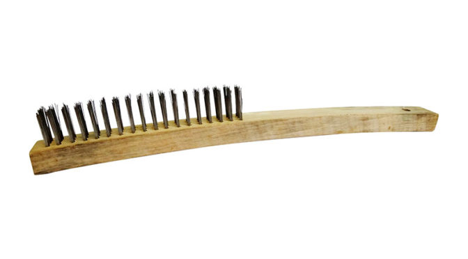 Josco 3 Row Stainless Steel Hand Brush