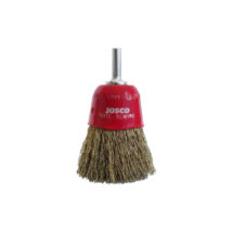 Josco 60mm Heavy Duty Spindle-Mounted Crimped Tyre Cord Cup Brush