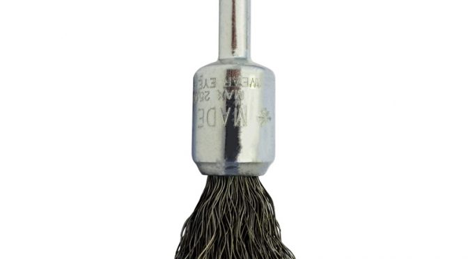 Josco 12mm High Speed Spindle-Mounted Crimped Cup Brush