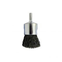 Josco 25mm High Speed Spindle-Mounted Crimped Cup Brush