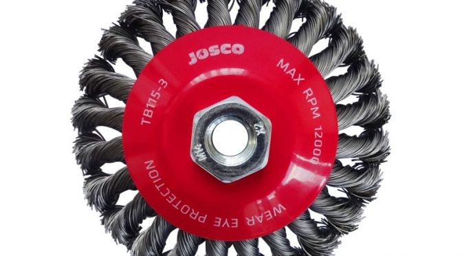 Josco 115mm Twistknot Bevel Brush