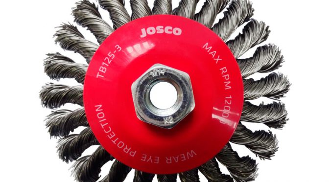 Josco 125mm Twistknot Bevel Brush