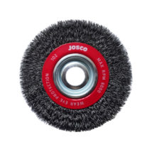 Josco 125mm x 25mm Multi-Bore Crimped Wheel Brush