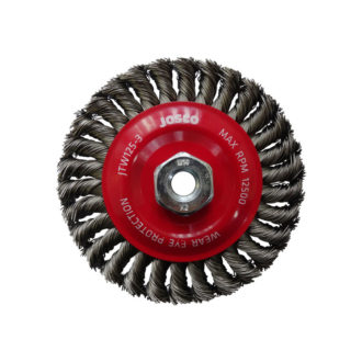 Josco 125mm Twistknot Wheel Brush (M14 Thread)
