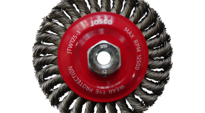 Josco 125mm Twistknot Wheel Brush (M14 Thread)