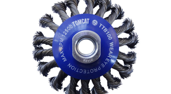Tomcat 100mm Multi-Thread Twistknot Bevel Brush