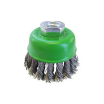 Tomcat 75mm Multi-Thread Twistknot Stainless Steel Cup Brush