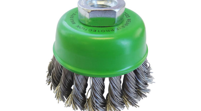 Tomcat 75mm Multi-Thread Twistknot Stainless Steel Cup Brush