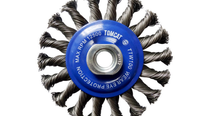 Tomcat 100mm Multi-Thread Twistknot Wheel Brush