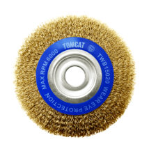 Tomcat 150mm x 20mm Multi-Bore Crimped Wheel Brush